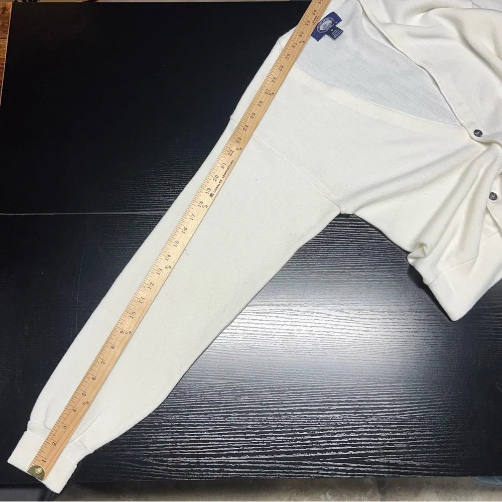 Knights Bridge‎ White Cardigan Sweater
